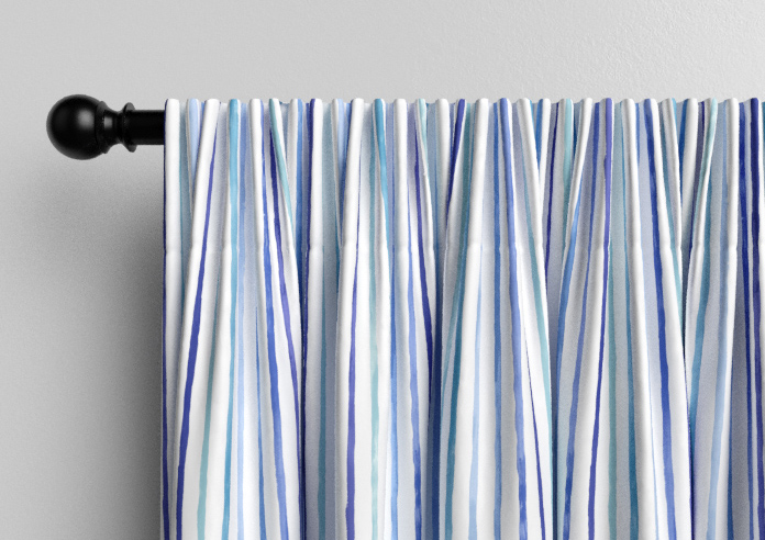 Vintage Stripe, Riviera - Made to Measure Curtains - Image 9